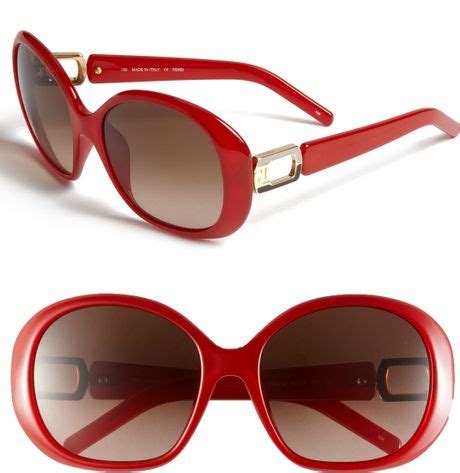 fendi glasses red|Fendi sunglasses oversize.